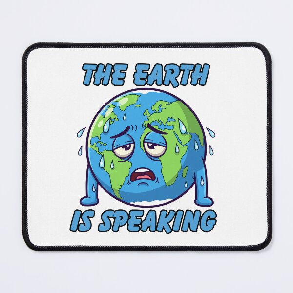 Item preview, The Earth Is Speaking Climate Awareness Graphic designed and sold by FreedomAndLove.