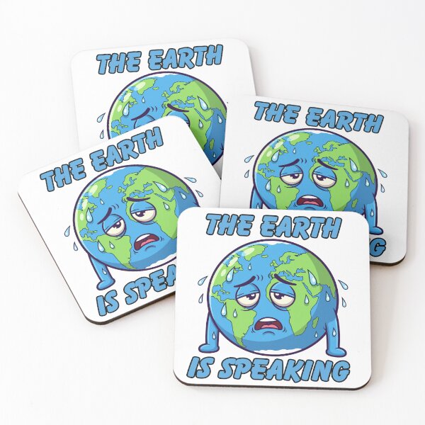 Item preview, The Earth Is Speaking Climate Awareness Graphic designed and sold by FreedomAndLove.