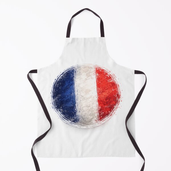Item preview, France Flag Circle Sticker | French Tricolor Grunge Style designed and sold by RelateAndTee.