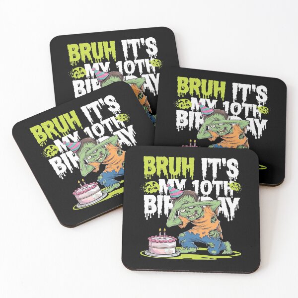 Item preview, Bruh It's My 10th Birthday Zombie Lover 10 Year Old Boys  designed and sold by angolinnArt.