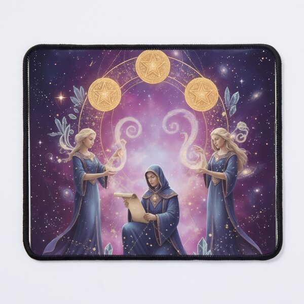 Item preview, Three of Pentacles - Cosmic Tarot Edition designed and sold by KYOFRAME.