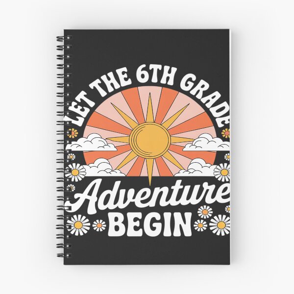 Item preview, Let The 6th Grade Adventure Begin Retro First Day of School designed and sold by BlueCreator-inc.