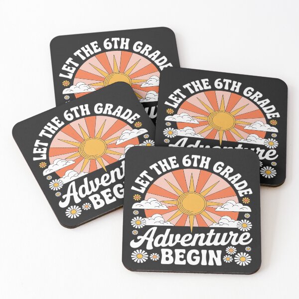 Item preview, Let The 6th Grade Adventure Begin Retro First Day of School designed and sold by BlueCreator-inc.