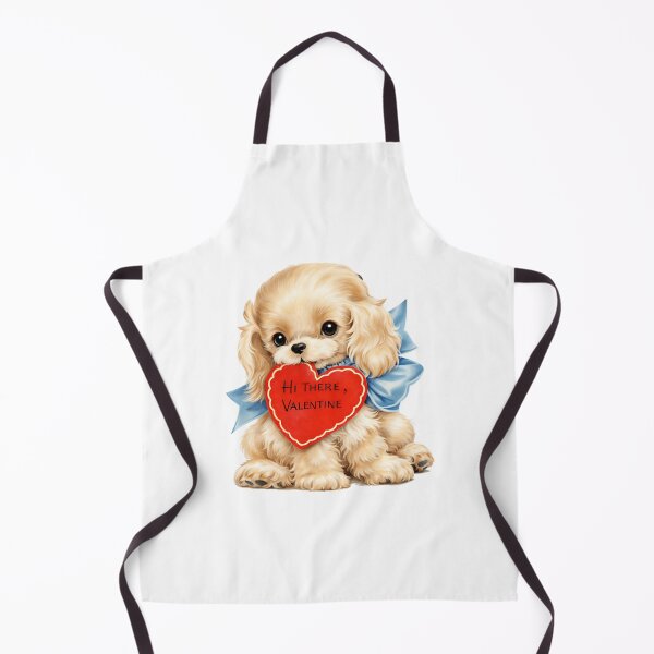 Item preview, Hi There Valentine Cute Puppy Dog Love Art designed and sold by LittLEGalaxys.