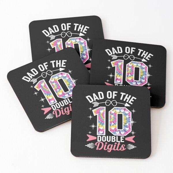 Item preview, Dad of The Birthday Girl Double Digits 10th Birthday  designed and sold by angolinnArt.