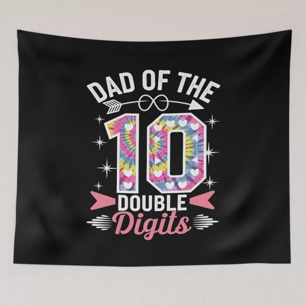 Item preview, Dad of The Birthday Girl Double Digits 10th Birthday  designed and sold by angolinnArt.