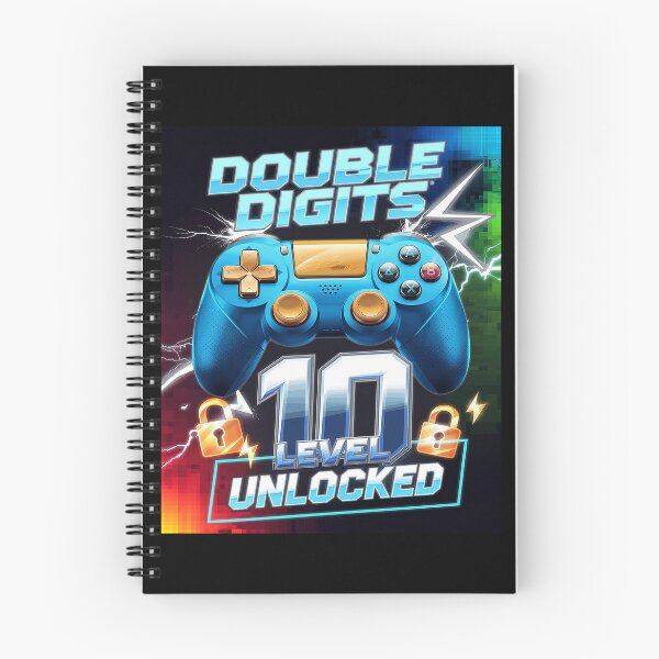 Item preview, Double Digits Level 10 Unlocked Video Game 10th Birthday Boy 1 designed and sold by joyouartArt.