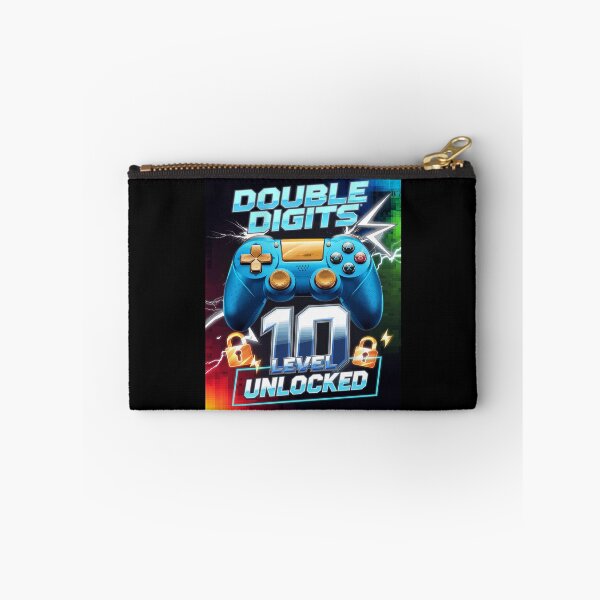 Item preview, Double Digits Level 10 Unlocked Video Game 10th Birthday Boy 1 designed and sold by joyouartArt.