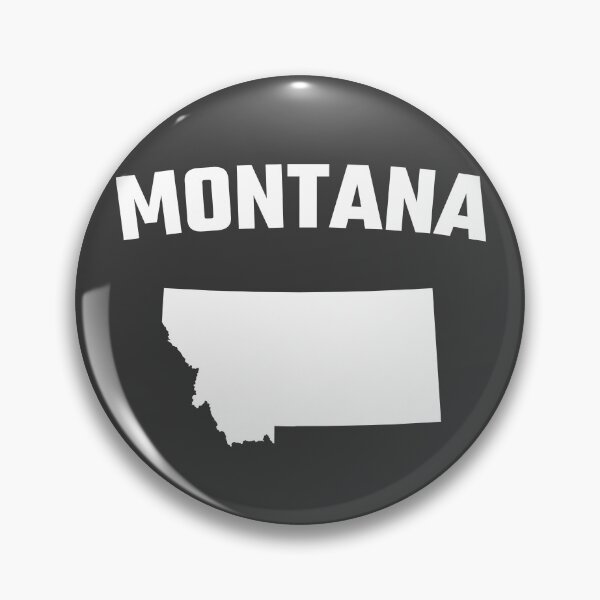 Item preview, Montana State Silhouette - Classic Bold White Outline designed and sold by mashmosh.