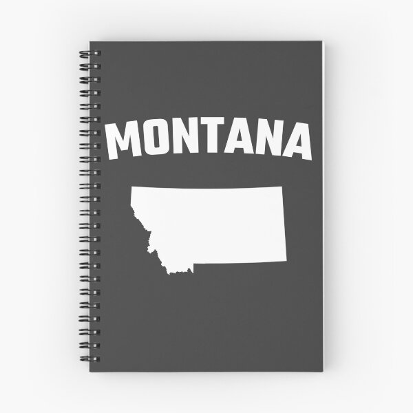 Item preview, Montana State Silhouette - Classic Bold White Outline designed and sold by mashmosh.