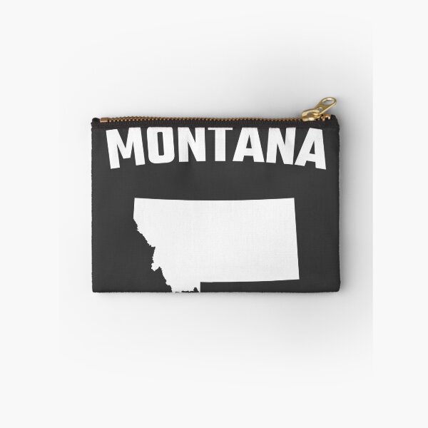 Item preview, Montana State Silhouette - Classic Bold White Outline designed and sold by mashmosh.
