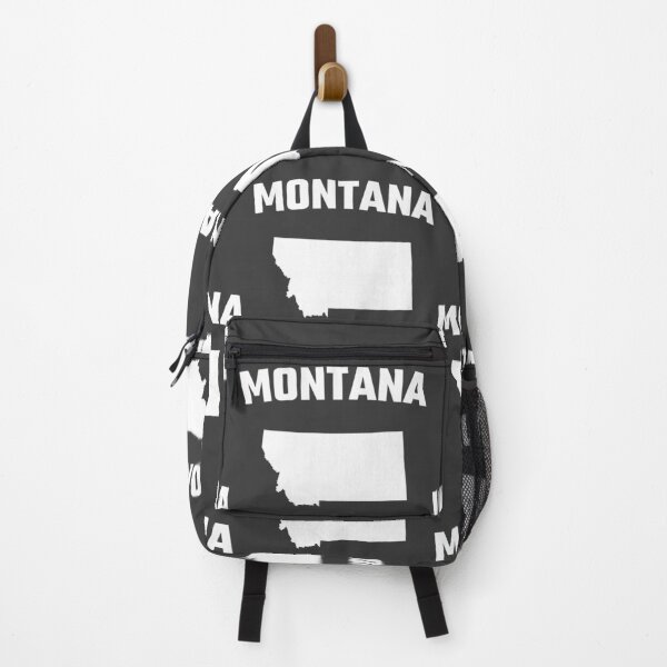 Item preview, Montana State Silhouette - Classic Bold White Outline designed and sold by mashmosh.