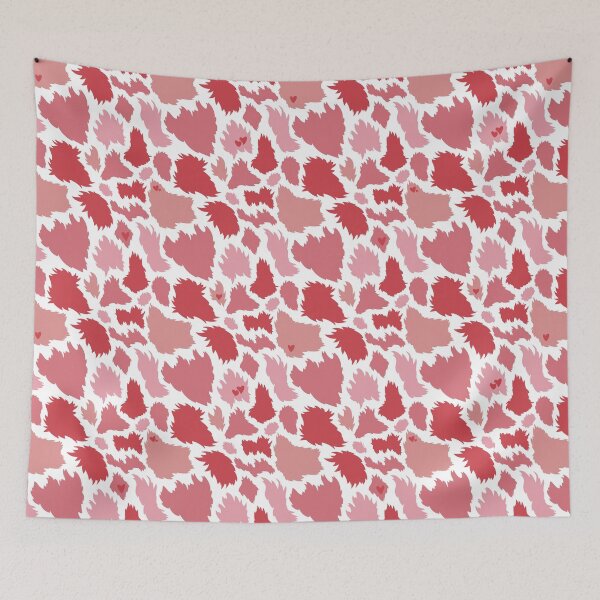 Item preview, Fluffy Pink Cow Print designed and sold by ketrena.