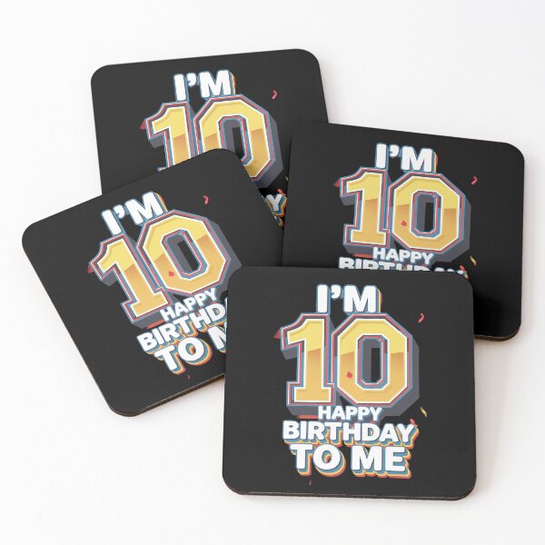 Item preview, Im 10 Years Old Happy Birthday To Me 10th Birthday Kid  designed and sold by joyouartArt.