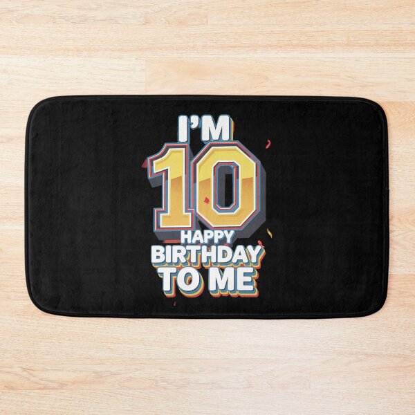 Item preview, Im 10 Years Old Happy Birthday To Me 10th Birthday Kid  designed and sold by joyouartArt.