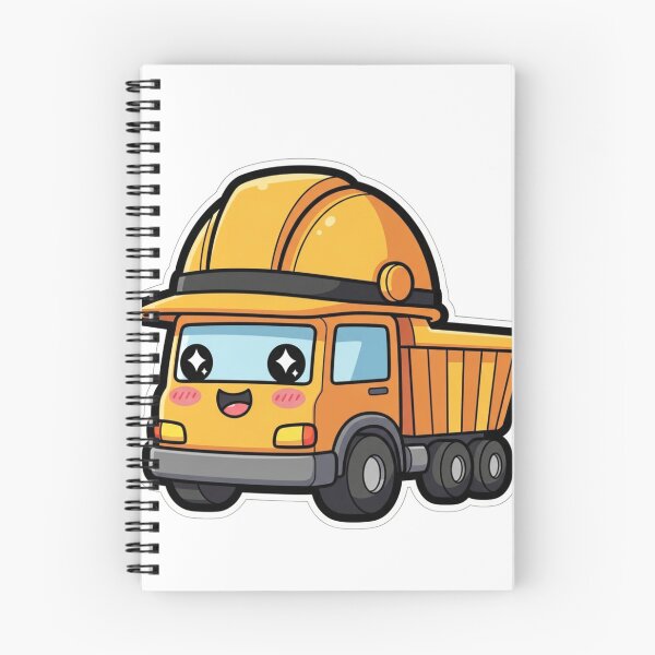 Item preview, Cute Yellow Dump Truck Sticker designed and sold by 4AGift.