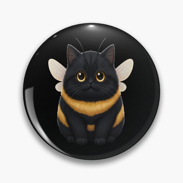 Item preview, Bee Cat Costume Cute Funny Bumblebee Kitty Illustration Meme designed and sold by FreeArt2.