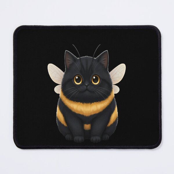 Item preview, Bee Cat Costume Cute Funny Bumblebee Kitty Illustration Meme designed and sold by FreeArt2.