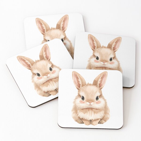 Item preview, Sweet Bunny Watercolor designed and sold by FableFlick.