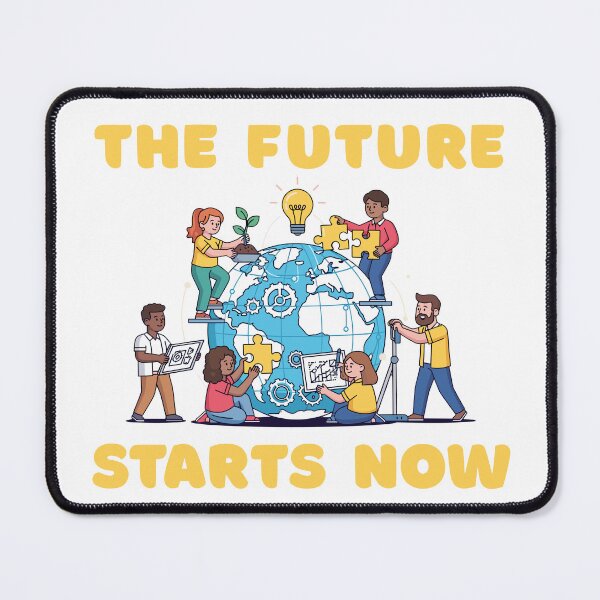 Item preview, The Future Starts Now Positive Change Graphic designed and sold by FreedomAndLove.