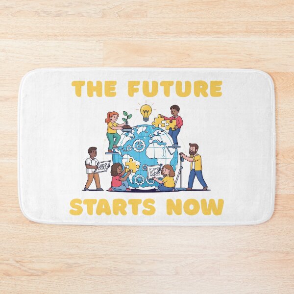Item preview, The Future Starts Now Positive Change Graphic designed and sold by FreedomAndLove.