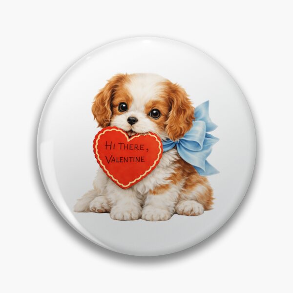 Item preview, Hi There Valentine Cute Puppy Dog Love Couple Matc designed and sold by LittLEGalaxys.