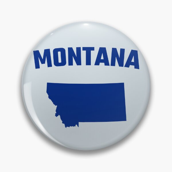 Item preview, Montana State Map Silhouette - Classic Navy Blue Pride designed and sold by mashmosh.