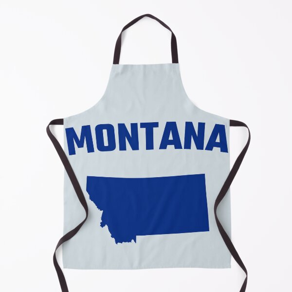 Item preview, Montana State Map Silhouette - Classic Navy Blue Pride designed and sold by mashmosh.