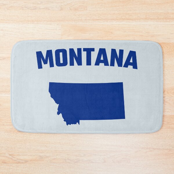 Item preview, Montana State Map Silhouette - Classic Navy Blue Pride designed and sold by mashmosh.