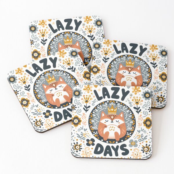 Item preview, LAZY DAYS – Crowned Sleepy Cat in Folk Circle – Scandinavian Folk Art by heidiannemorris © designed and sold by FOLK ART FUSION by heidiannemorris.