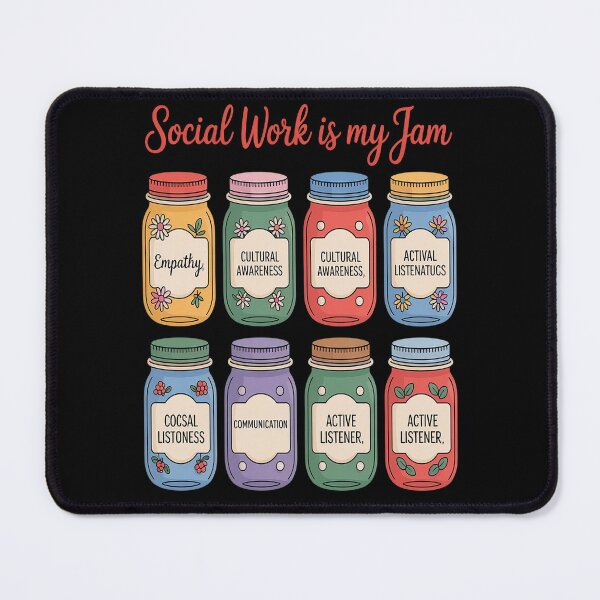Item preview, Social Work Is My Jam Advocate Support School Social Worker designed and sold by orlodrake.