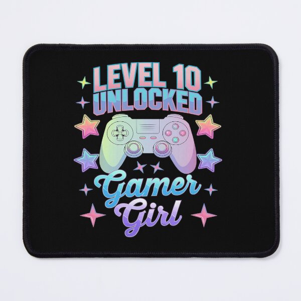 Item preview, Girls Level 10 Unlocked Video Gamer 10th Party designed and sold by angolinnArt.