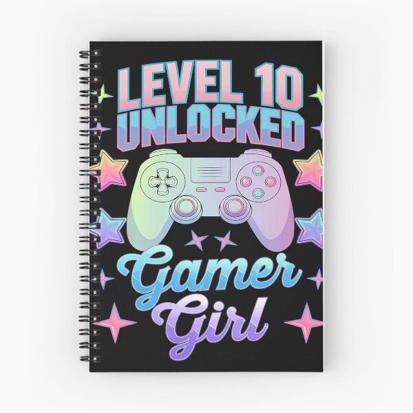 Item preview, Girls Level 10 Unlocked Video Gamer 10th Party  designed and sold by angolinnArt.