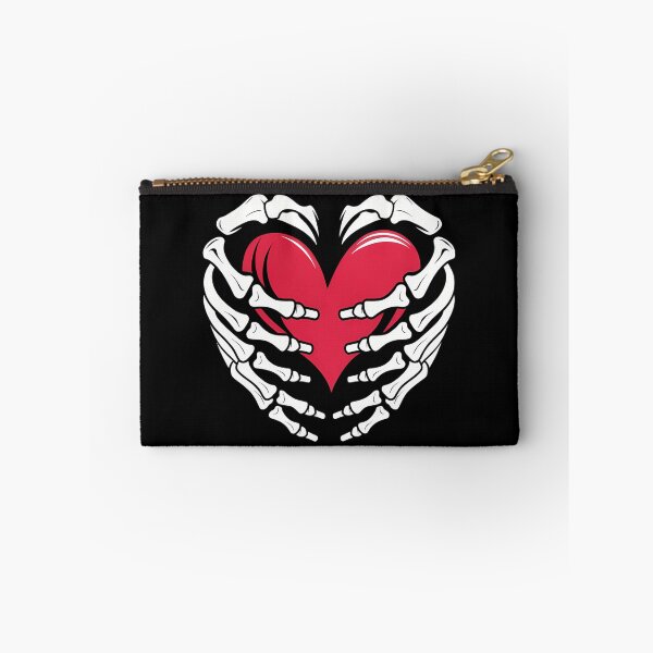 Item preview, Red Heart In Skeletal Hands designed and sold by wxcxkvwkkq46.