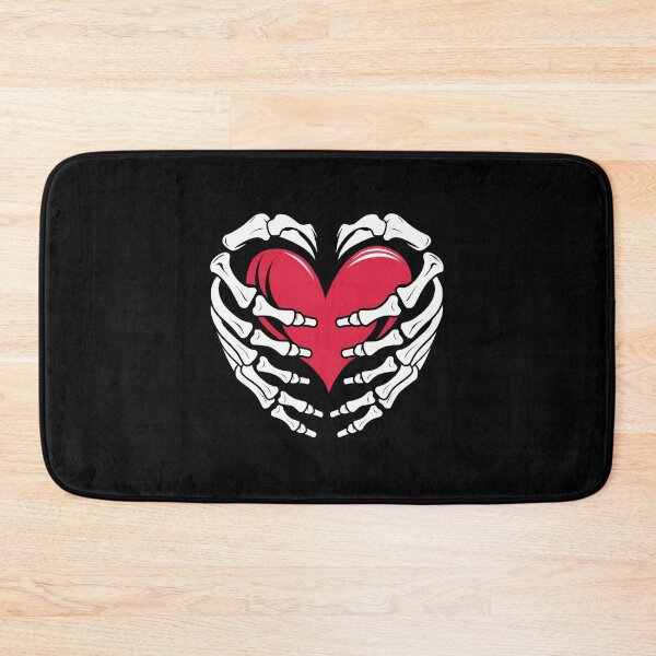 Item preview, Red Heart In Skeletal Hands designed and sold by wxcxkvwkkq46.