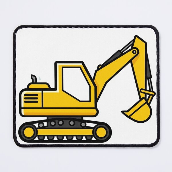 Item preview, Cute Excavator Sticker designed and sold by 4AGift.