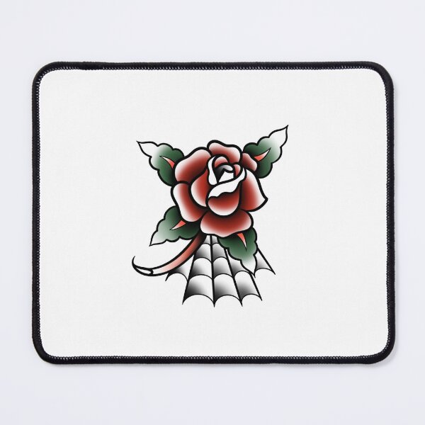 Item preview, Rose web tattoo designed and sold by Lisko.ink.