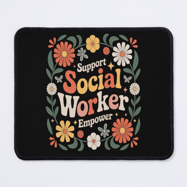 Item preview, Social Worker Social Work Month Work Love groovy designed and sold by orlodrake.