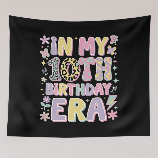 Item preview, In My 10th Birthday Era Ten Bday 10 Year Old Birthday Girl  designed and sold by angolinnArt.