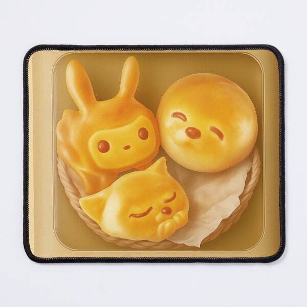 Item preview, Sweet Bun Basket Trio – Cute Animal Bread Packaging designed and sold by ZKOZKOHI.