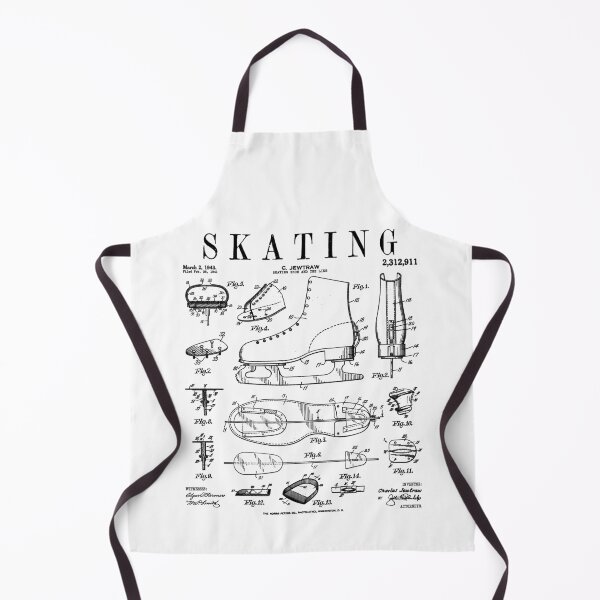 Item preview, Figure Skating Funny Skate Shoe Vintage Patent Skater Girl designed and sold by GrandeDuc.