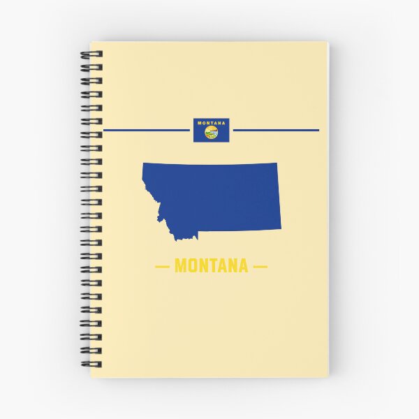 Item preview, Montana State Map - Classic Navy & Gold Heritage Pride designed and sold by mashmosh.