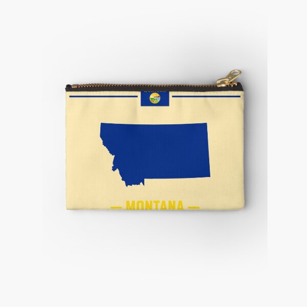 Item preview, Montana State Map - Classic Navy & Gold Heritage Pride designed and sold by mashmosh.