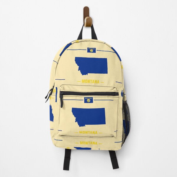 Item preview, Montana State Map - Classic Navy & Gold Heritage Pride designed and sold by mashmosh.