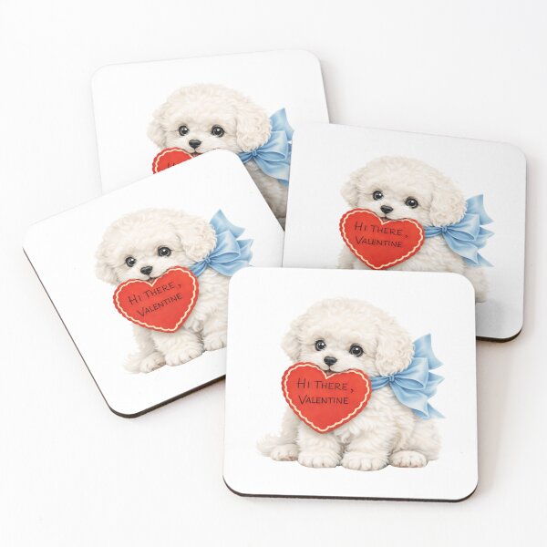 Item preview, Hi There Valentine Cute Puppy Dog Love Design designed and sold by LittLEGalaxys.