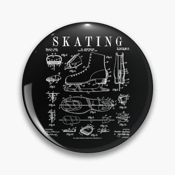 Artikelvorschau, Eiskunstlauf-Schlittschuh, lustig, Vintage, Lack, Skater-Mädchen entworfen und verkauft von GrandeDuc.