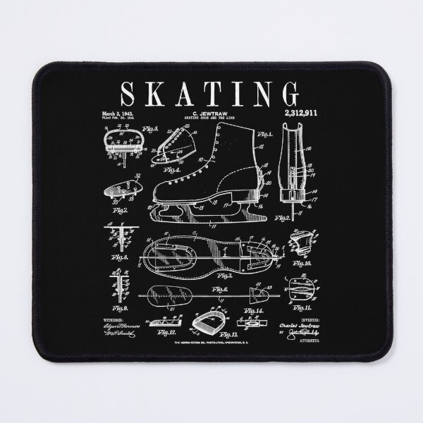 Item preview, Figure Skating Funny Skate Shoe Vintage Patent Skater Girl designed and sold by GrandeDuc.