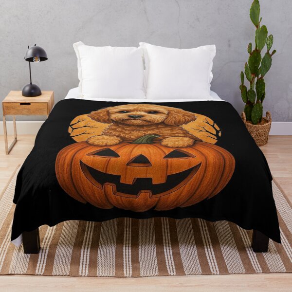 Item preview, Cavapoo Dog Pumpkin Halloween Costume Toddler mom dad kid designed and sold by SALI MANI.