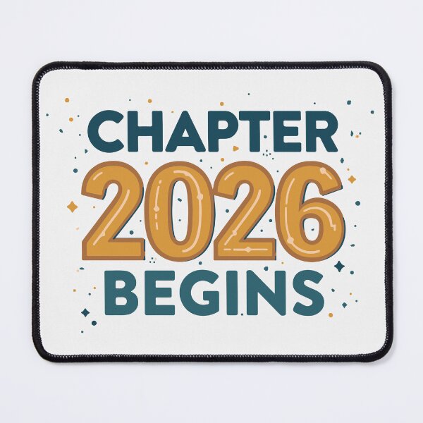 Item preview, Chapter 2026 Begins: Bold Retro Pop Art Typography designed and sold by DavidTeeStudio.