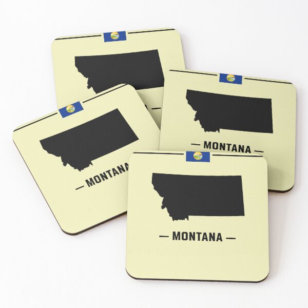 Item preview, Montana State Pride, Classic Minimalist Silhouette Design designed and sold by mashmosh.